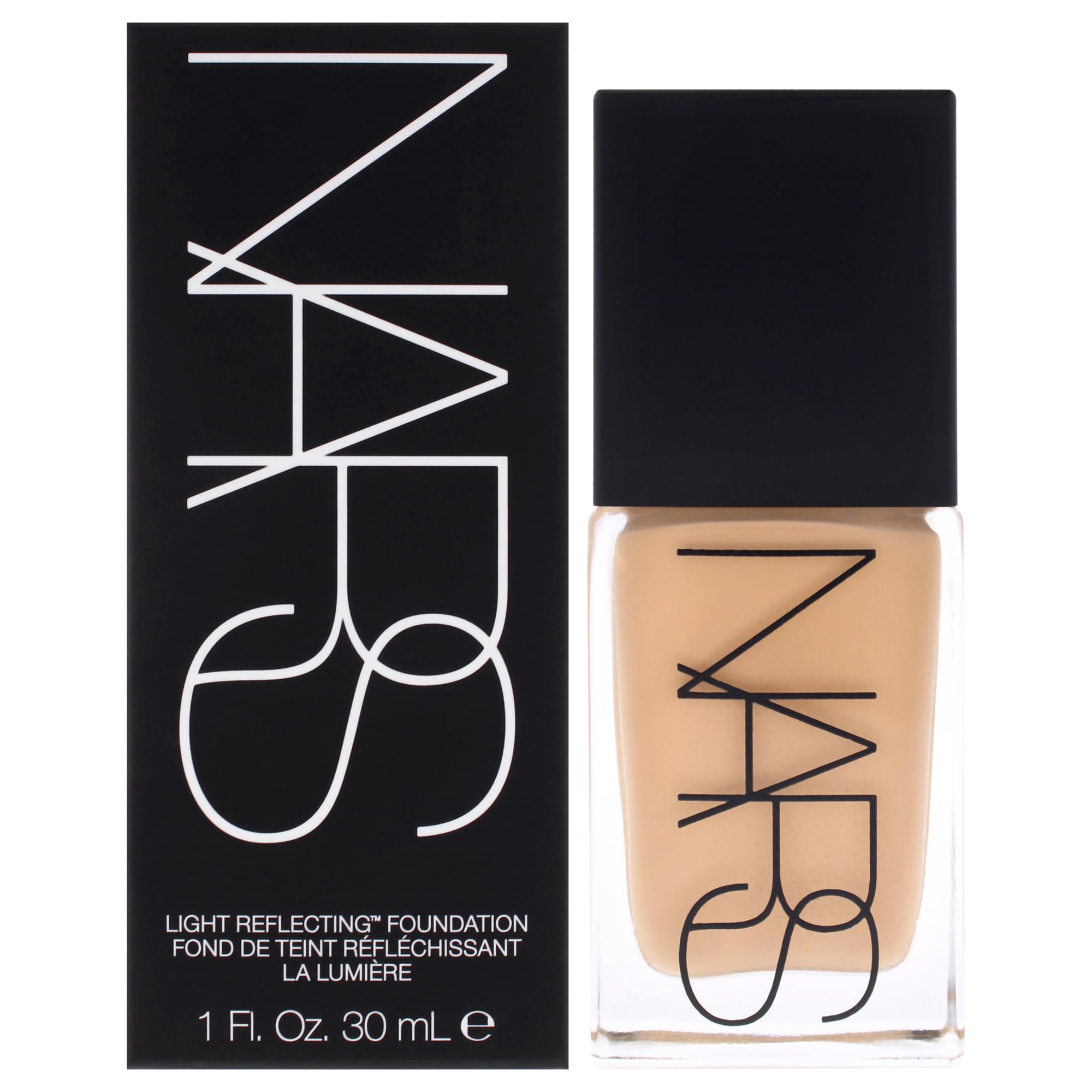 NARS Light Reflecting Foundation M1.2 Patagonia bottle highlights weightless coverage for a natural finish.