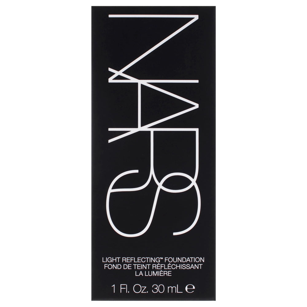 NARS Light Reflecting Foundation M1.2 Patagonia natural-finish photo shows skin clarity and radiance.