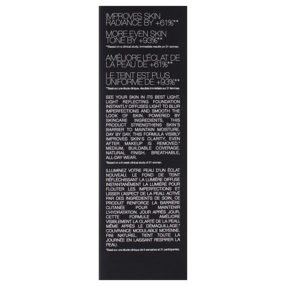 Face swatch of NARS Light Reflecting Foundation M2 Santa Fe showing natural coverage