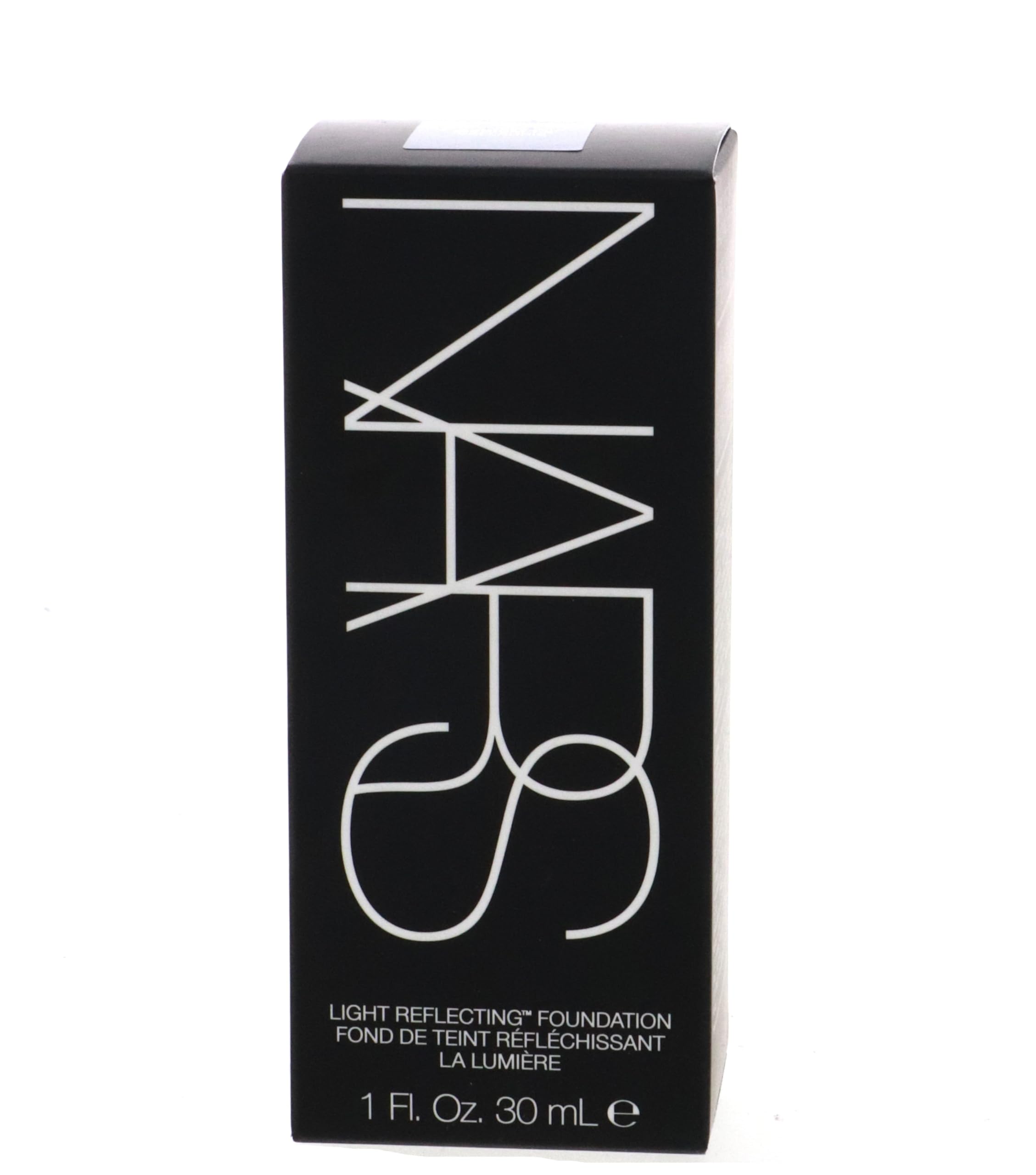 NARS Light Reflecting Foundation texture closeup highlights smoothed skin appearance and reduced visibility of pores.