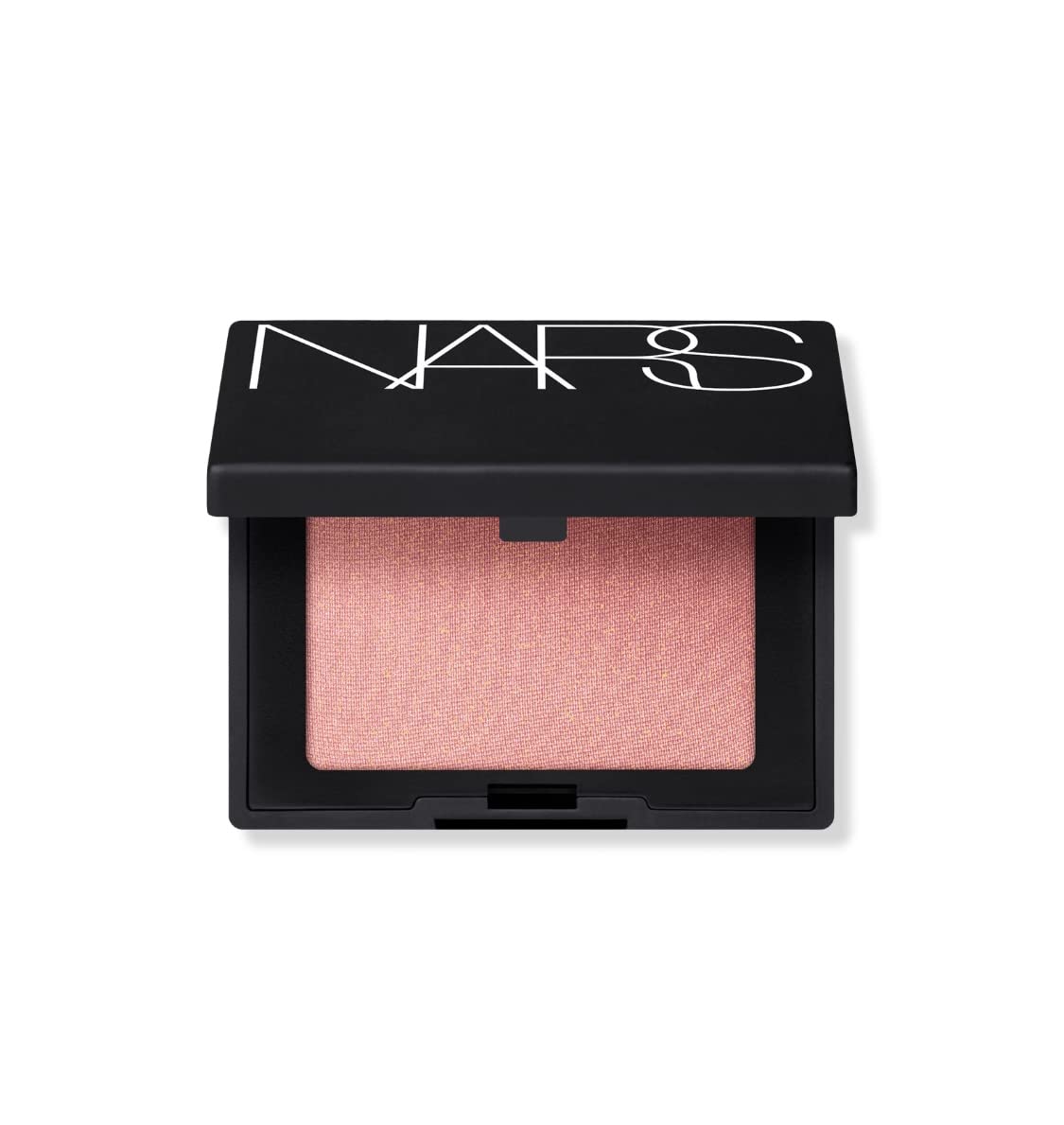 NARS Orgasm powder blush mini travel size delivers peachy-pink glow for on-the-go radiance.