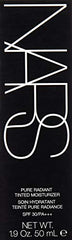 NARS Pure Radiant tinted moisturizer SPF 30 swirl on skin shows natural glow and blendable finish.