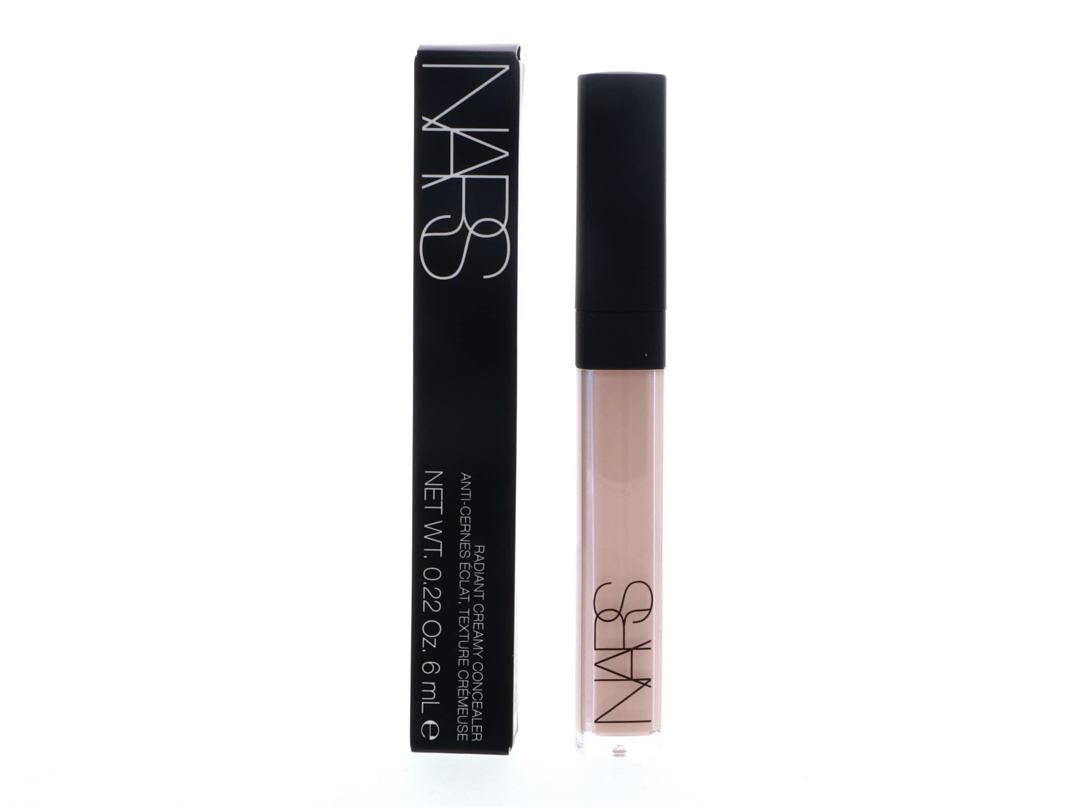 NARS Radiant Creamy Concealer Custard box shows full-size bottle for on-the-go coverage