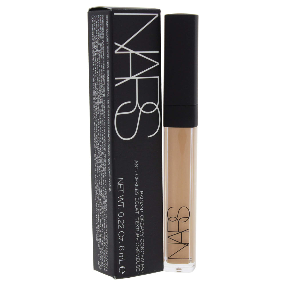 NARS Radiant Creamy Concealer No. 1.5 Macadamia bottle shows creamy texture for easy blending