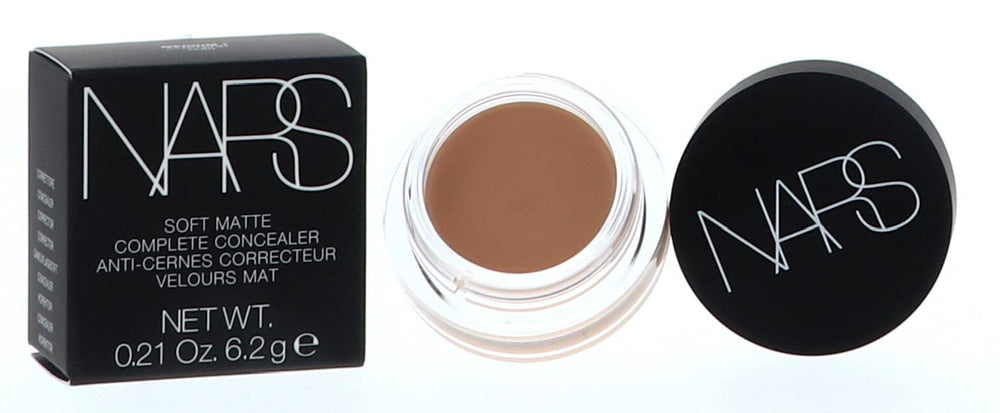 NARS Soft Matte Concealer Custard tube close-up showing creamy texture for natural coverage.