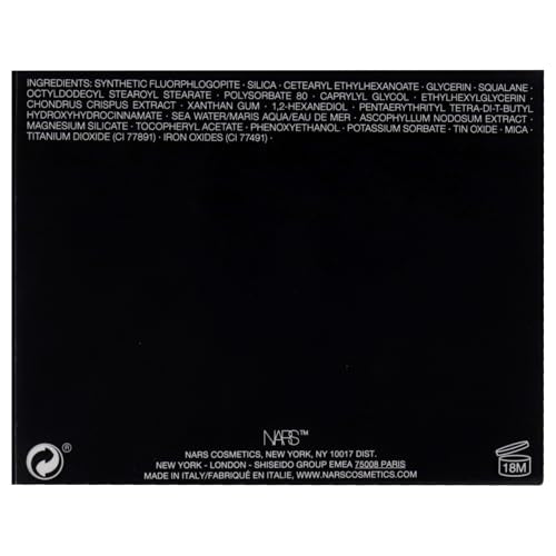 NARS Translucent Crystal powder on skin in natural light for daytime touch-ups.