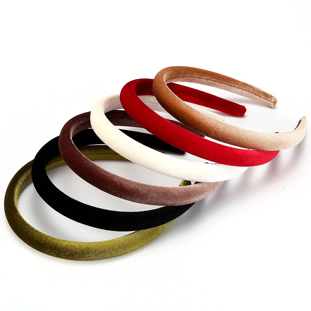 NARUNING velvet headbands daily-use set supports quick hair styling.