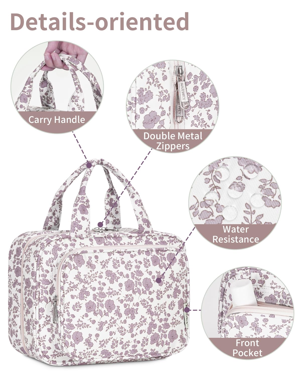 Narwey compact design helps save space in luggage for everyday trips.