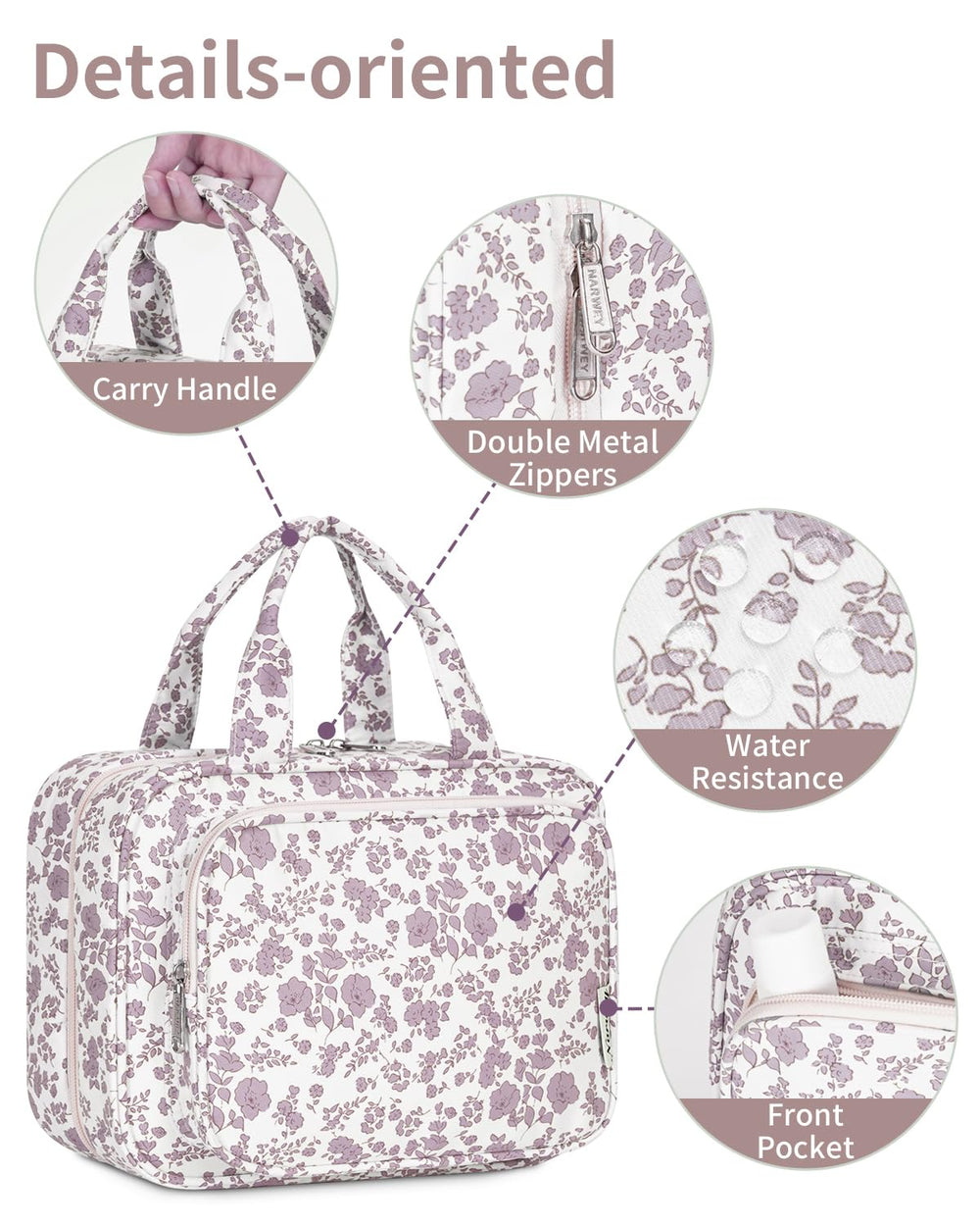 Narwey compact design helps save space in luggage for everyday trips.