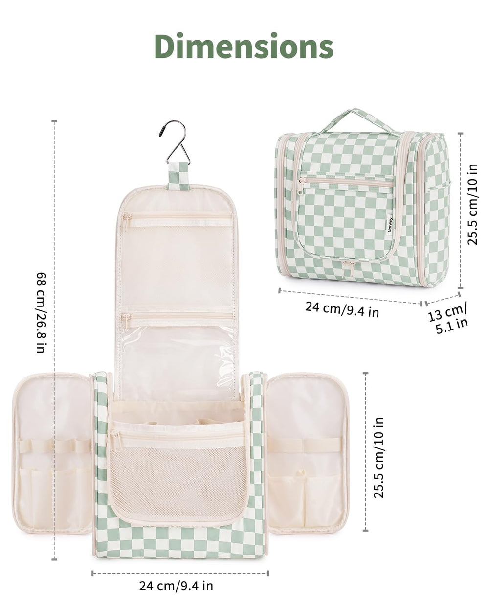 Narwey side pocket detail provides quick reach of small items during travel