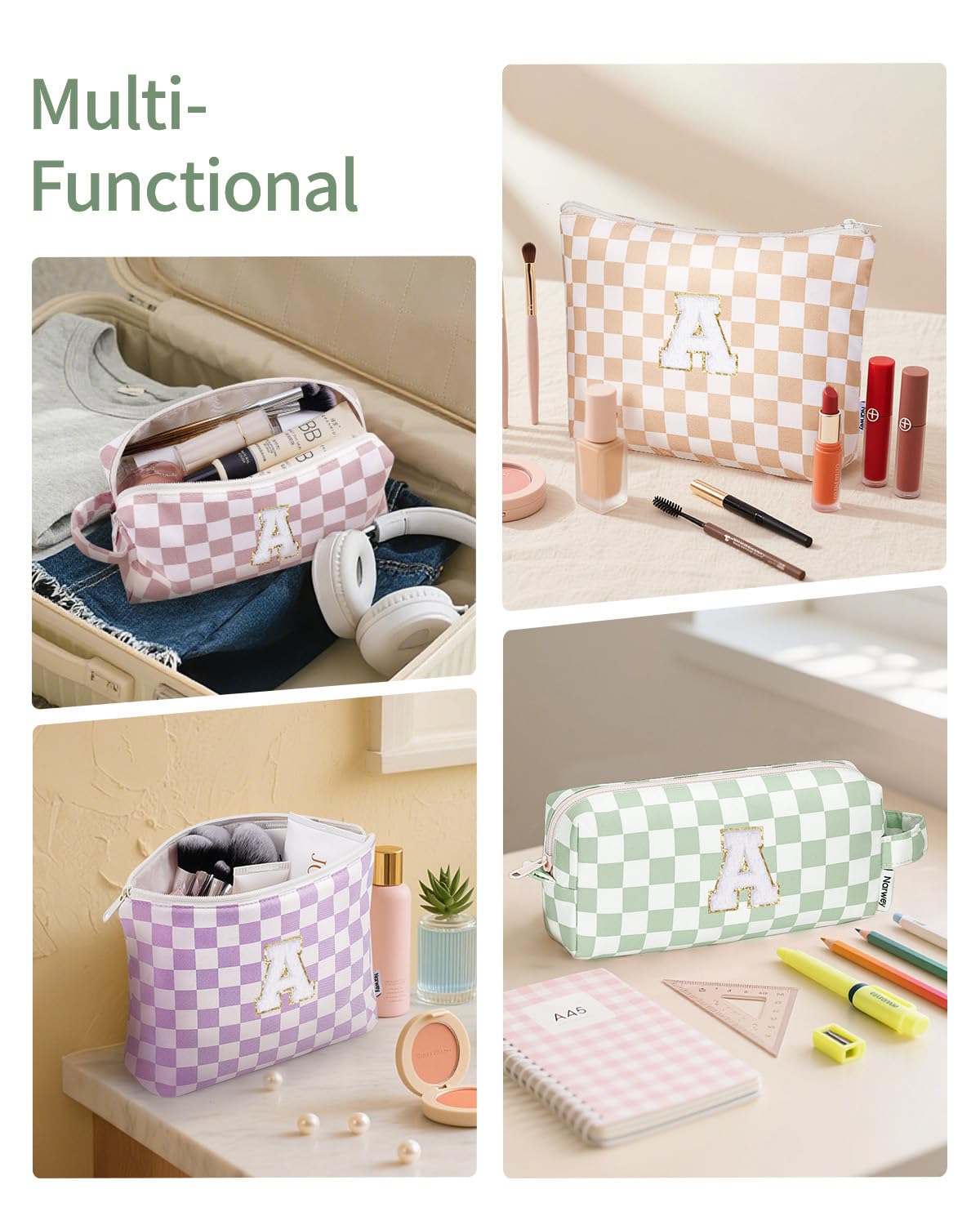 Narwey durable zippers and sturdy handle for everyday reliability