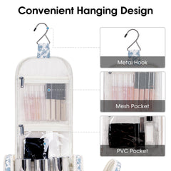 Narwey large-capacity yet compact design fits cosmetics and toiletries in tight spaces