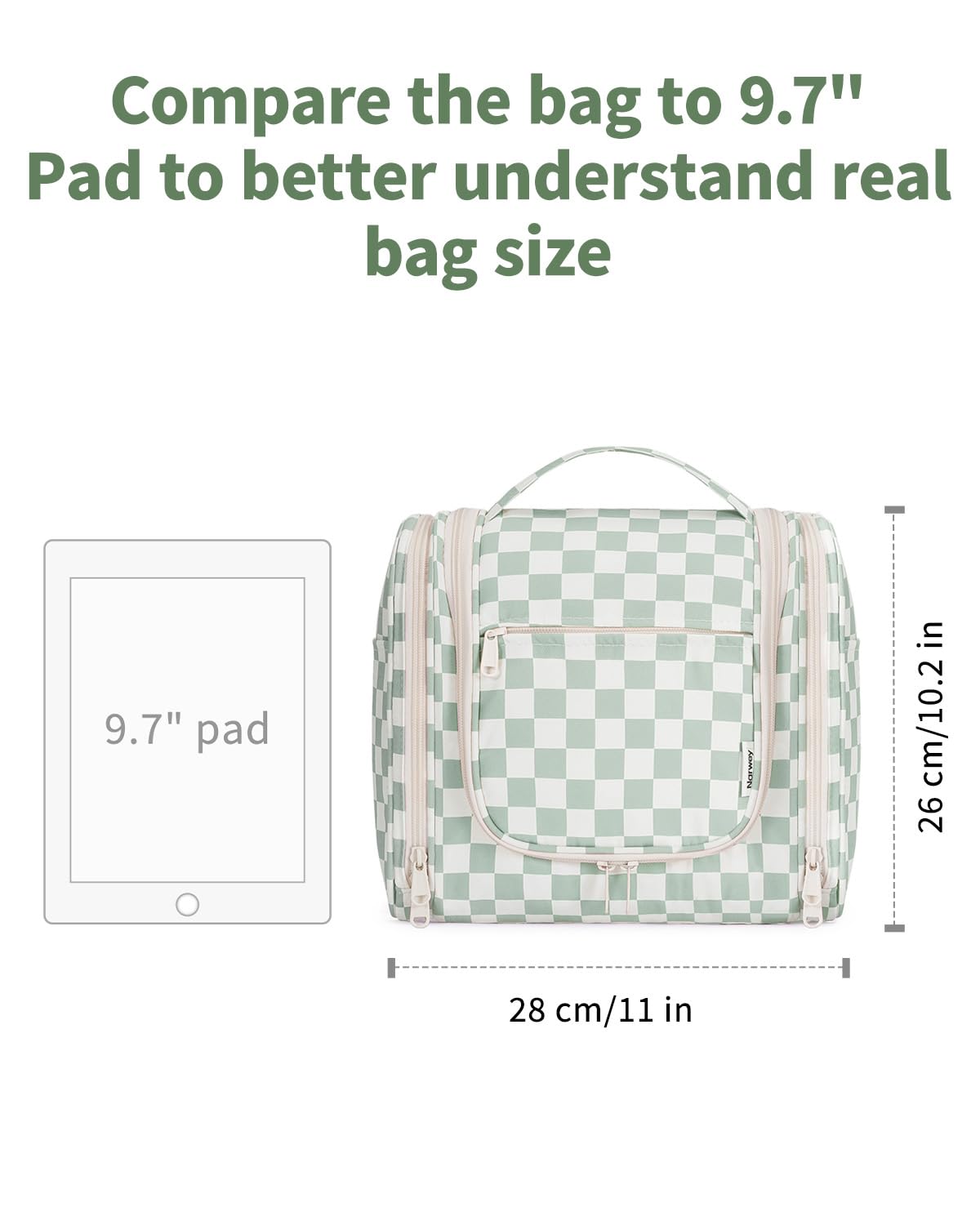 Narwey compact, lightweight design fits easily in luggage