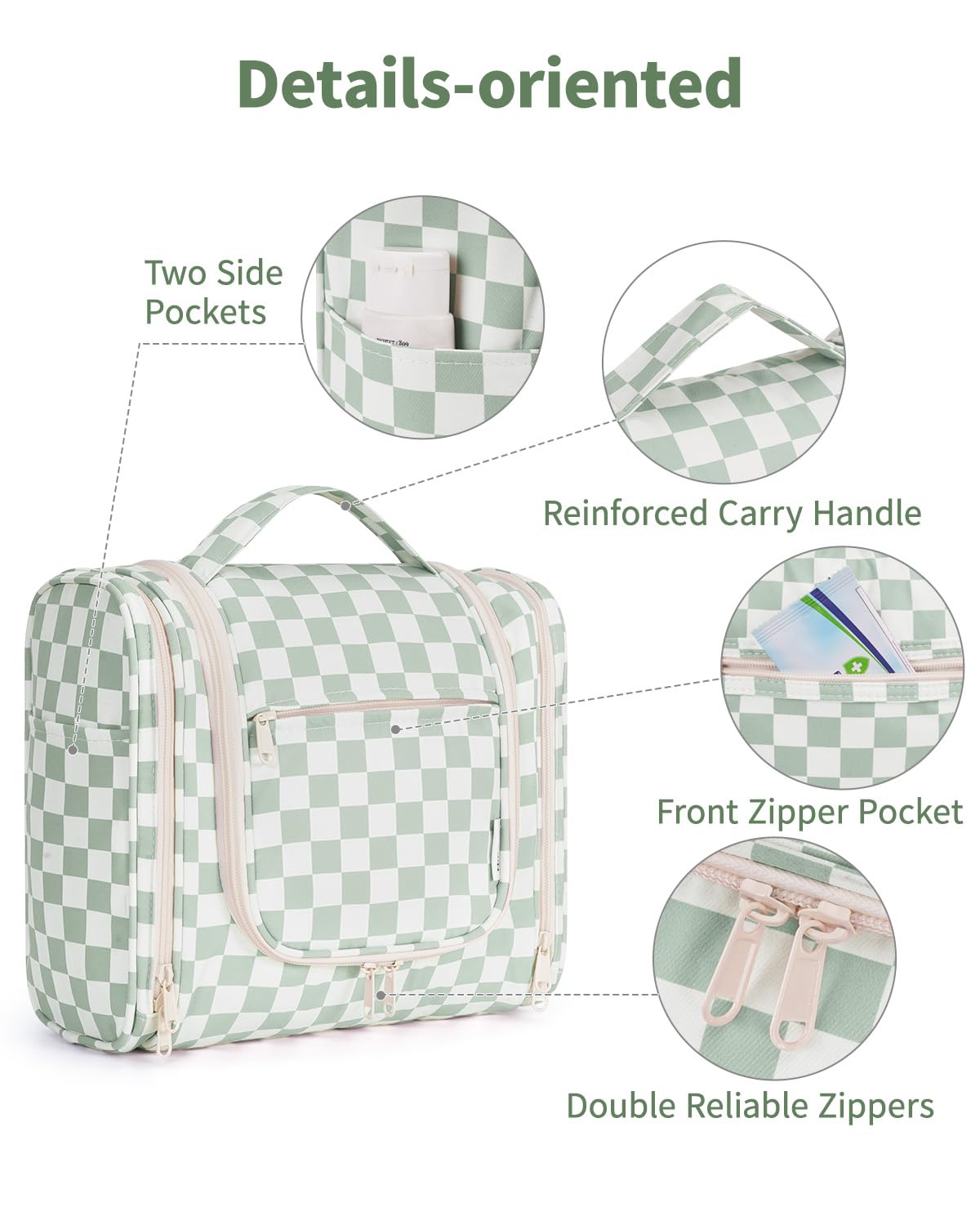Narwey wide opening and side-zip simplify packing and access