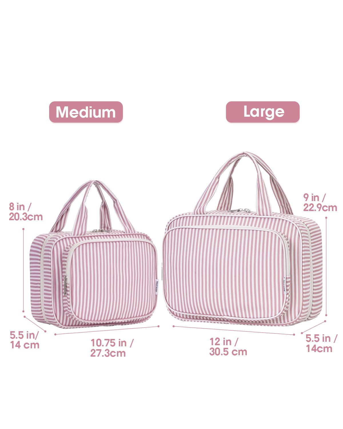 Narwey large hanging hook design enables easy access in hotel rooms.
