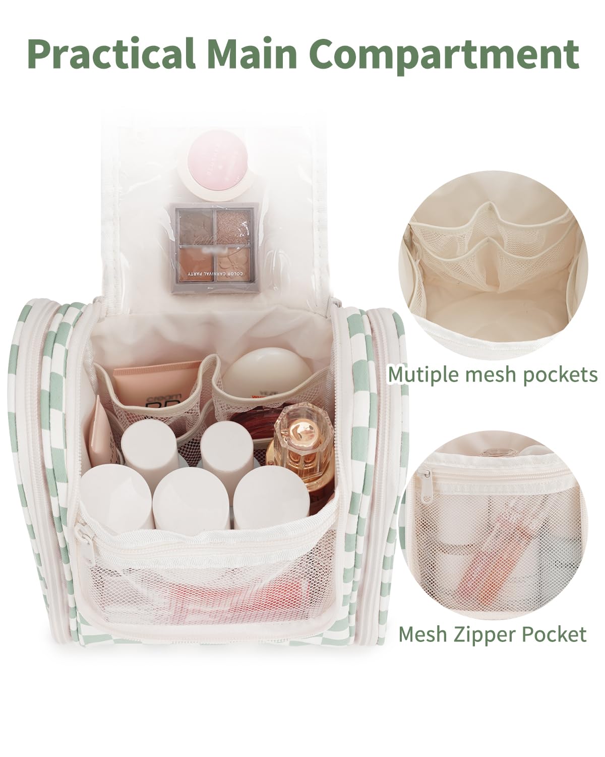 Narwey material closeup highlights water-resistant fabric protecting gear during travel.