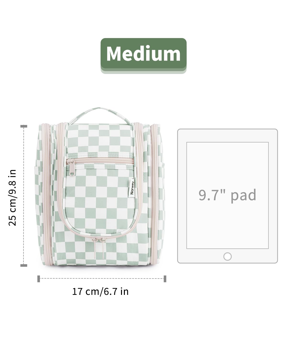 Narwey compact design fits suitcase easily for weekend getaways.
