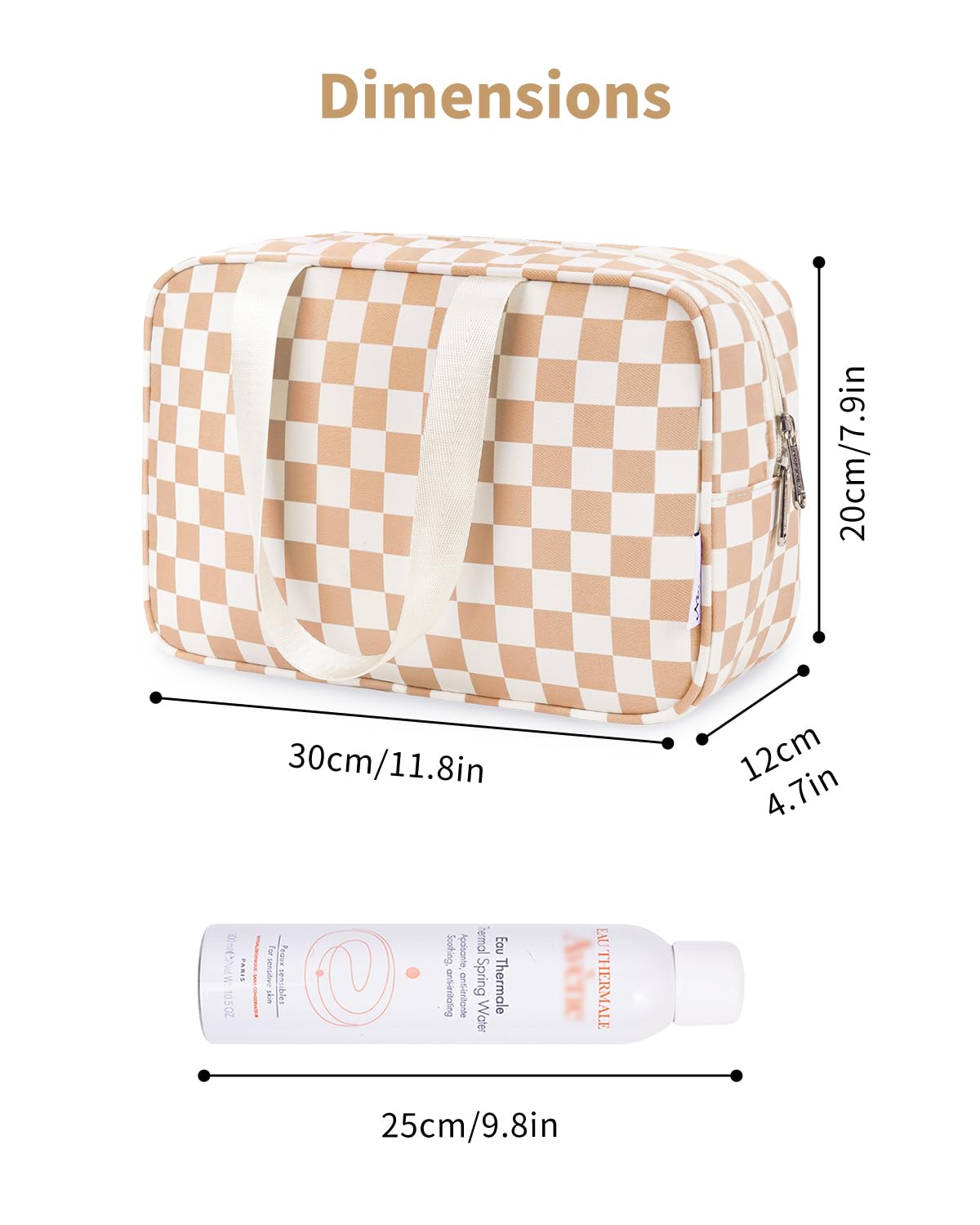 Narwey soft lining and sturdy zipper detail ensuring secure storage