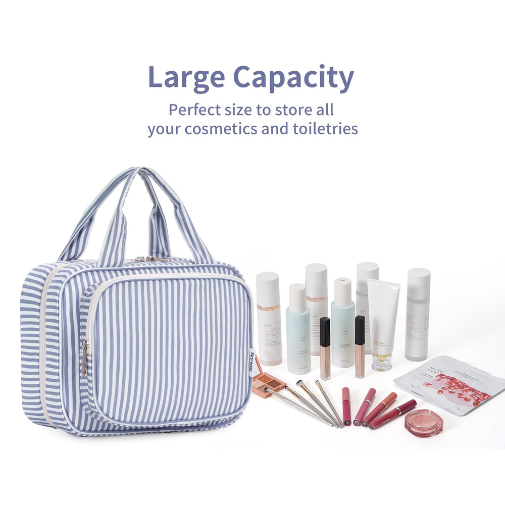 Narwey striped bag in dim lighting for travel ambience