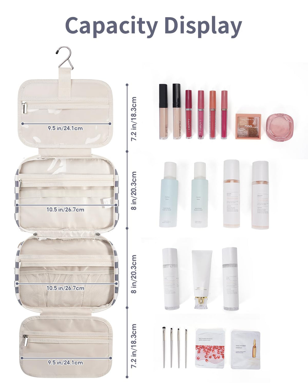 Narwey durable padded fabric and soft lining protect contents and feel premium