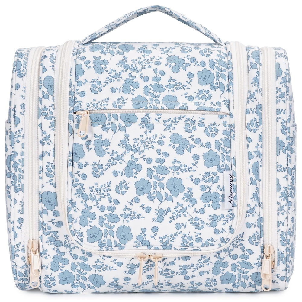 Narwey toiletry bag interior with mesh pockets helps stay organized during travel
