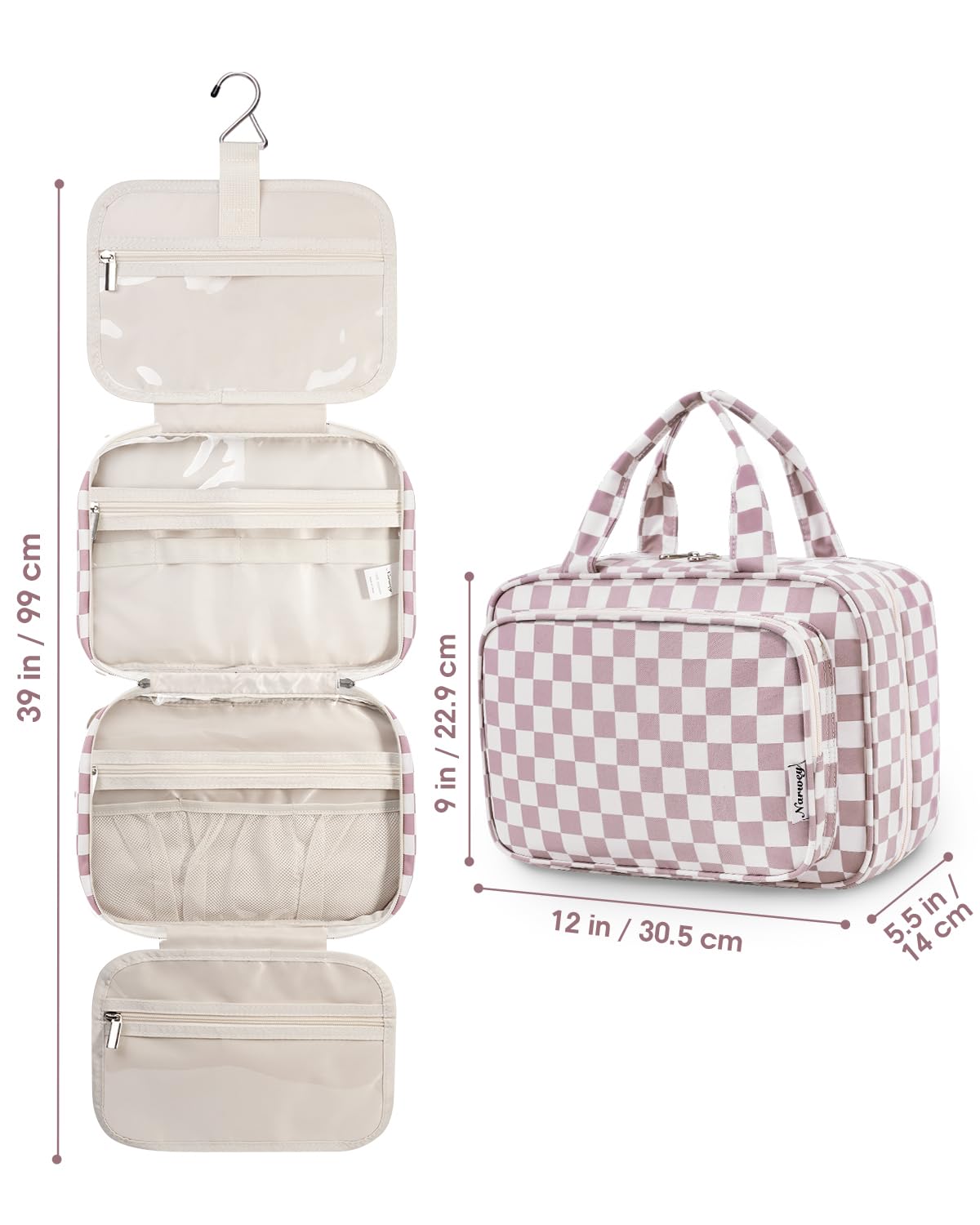 Narwey travel bag is ideal for gym, camping, and organization on trips.