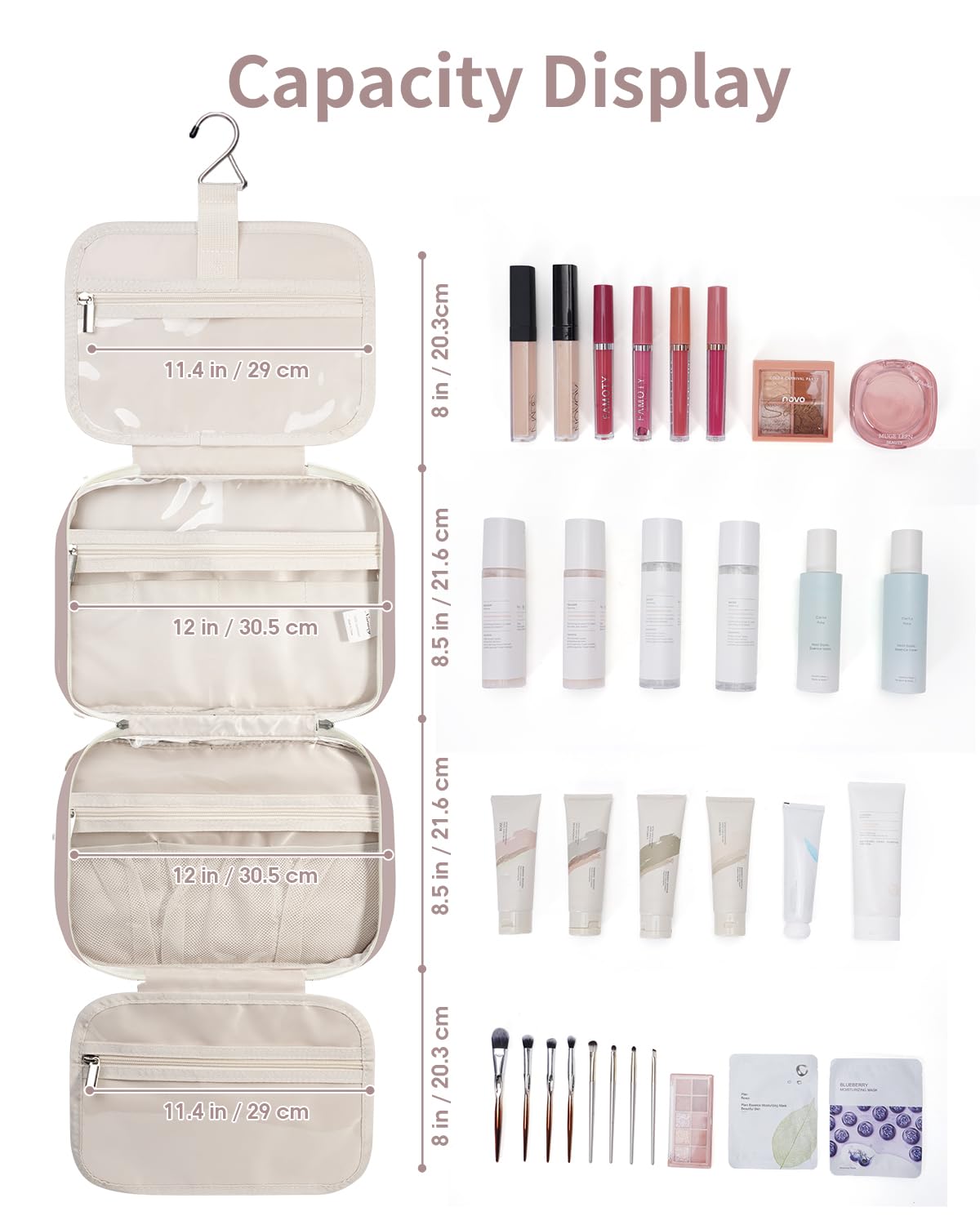 Narwey bag with zippers and water-resistant exterior for travel durability.