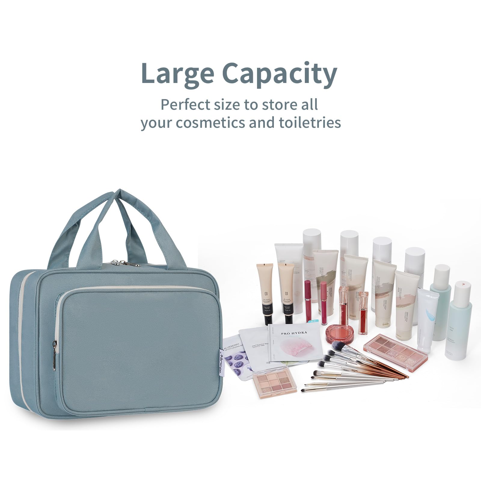 Narwey bag weighs about 16 ounces for travel-friendly packing.