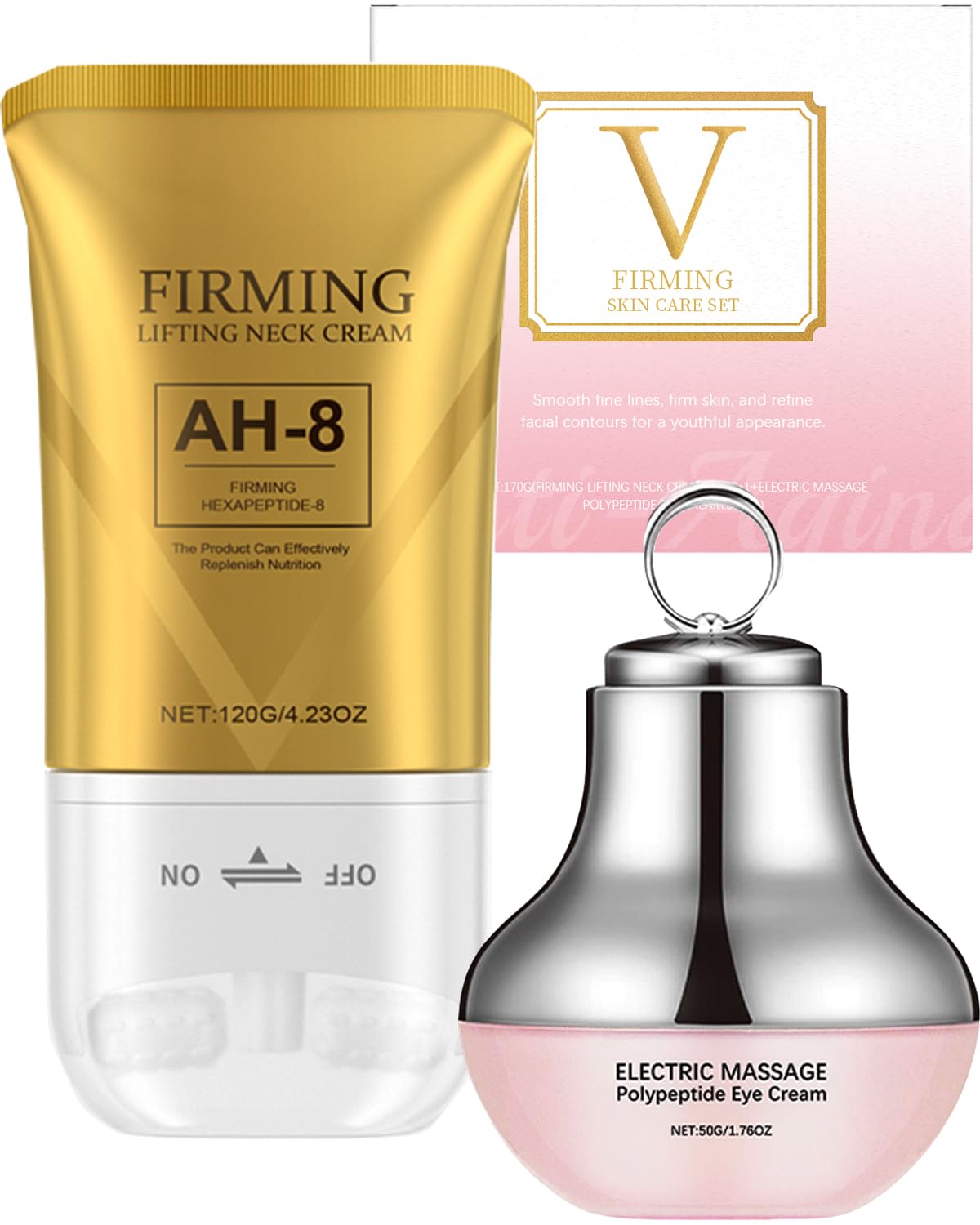 Nascence AH-8 eye cream electric massage tip aiding under-eye puffiness