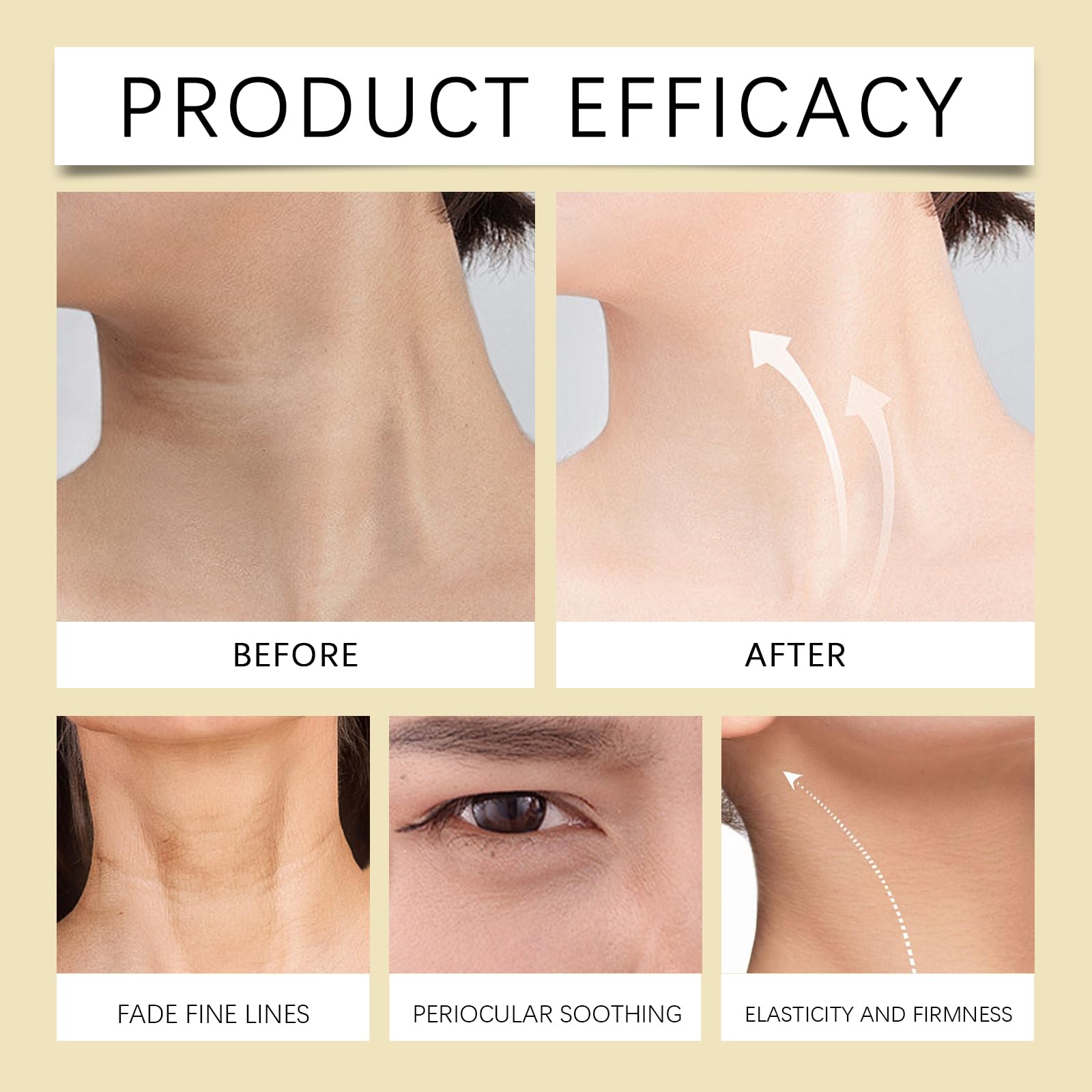 Nascence AH-8 neck cream firming complex refining contour