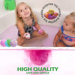 NASKY bath bomb reveal toy inside featuring a puppy surprise.