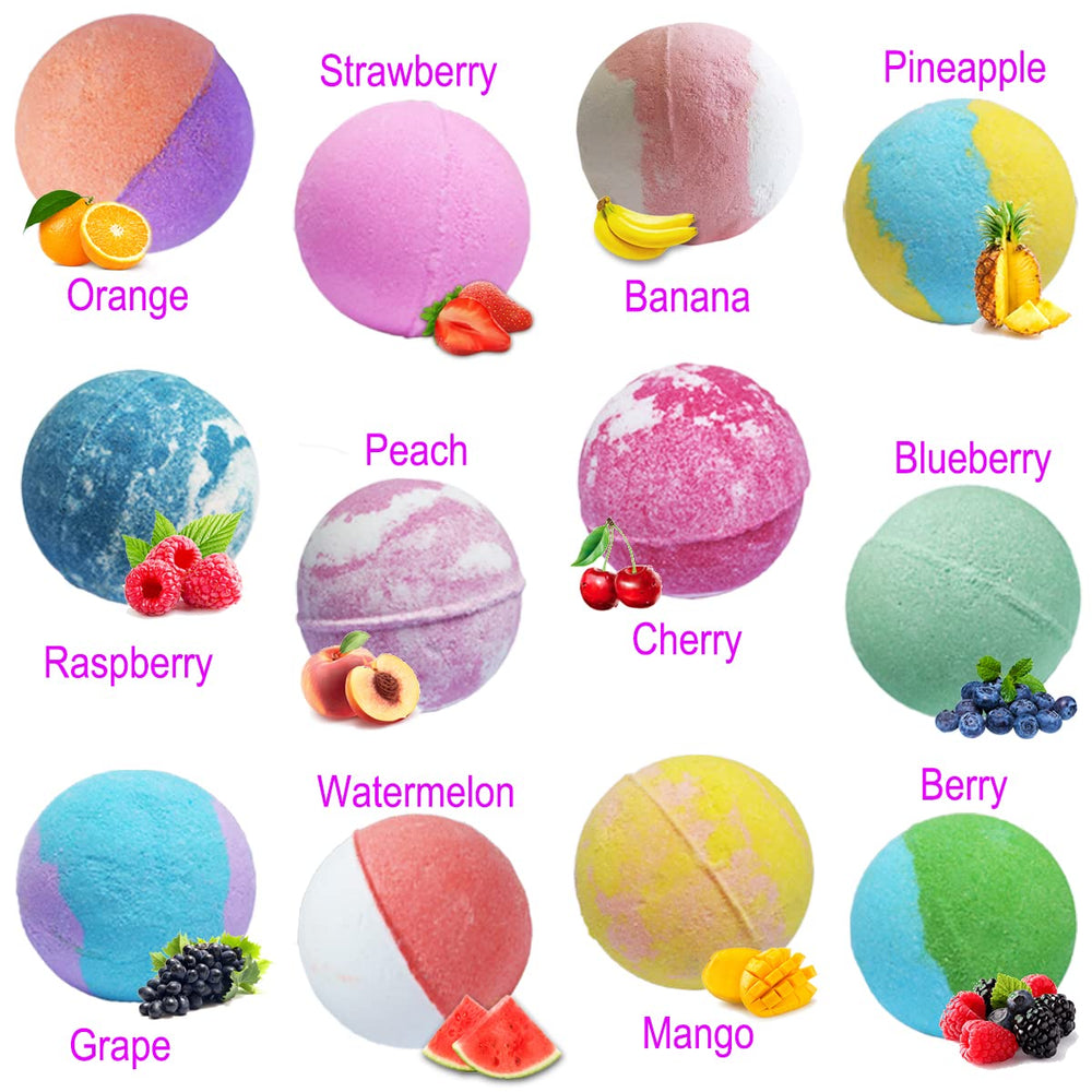 NASKY gift-ready bath bombs set perfect for birthdays or holidays.