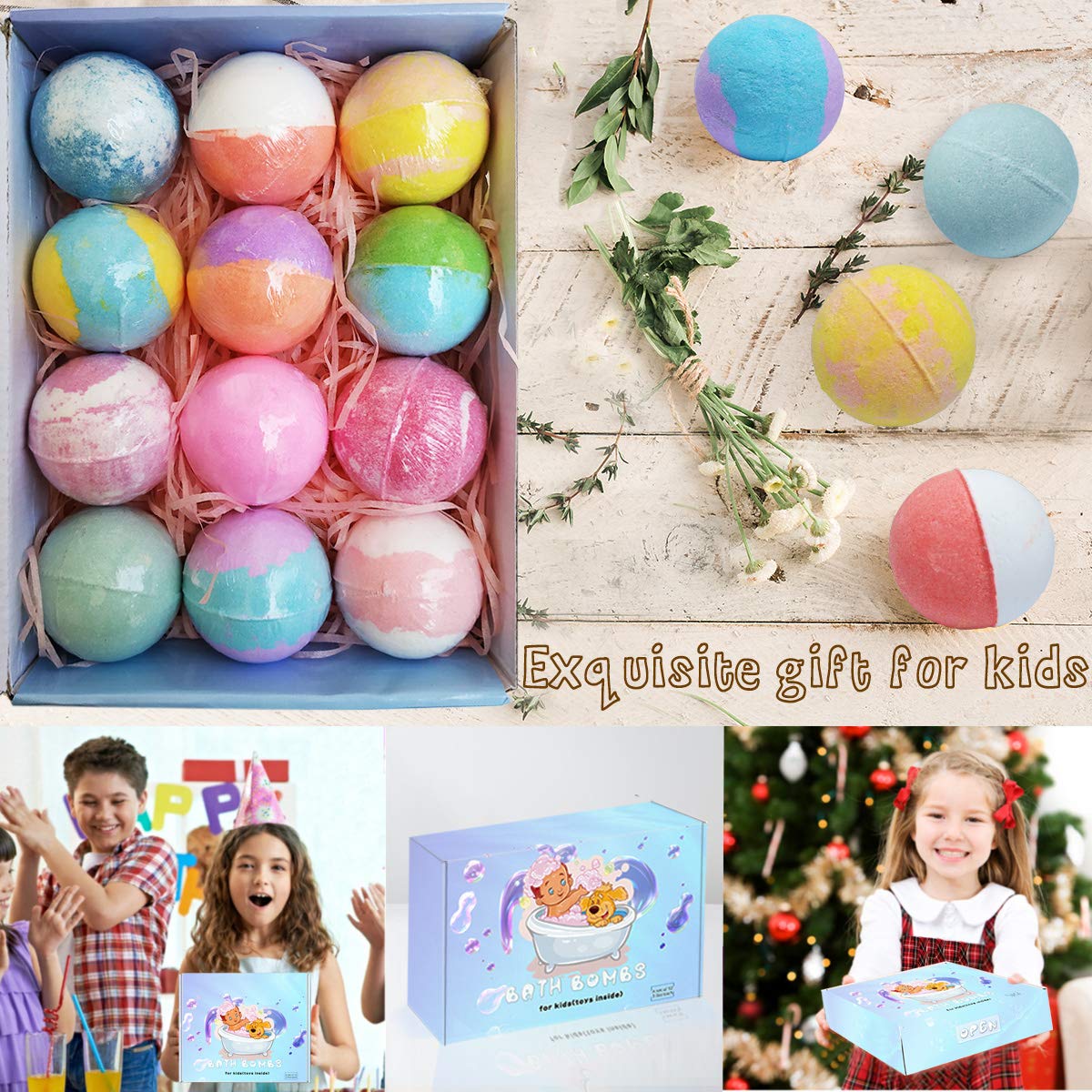 NASKY bath bombs use simple natural ingredients like baking soda and citric acid.