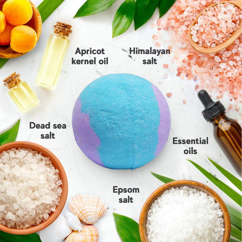 NASKY bath bombs include a toy inside, suitable for ages 3+.