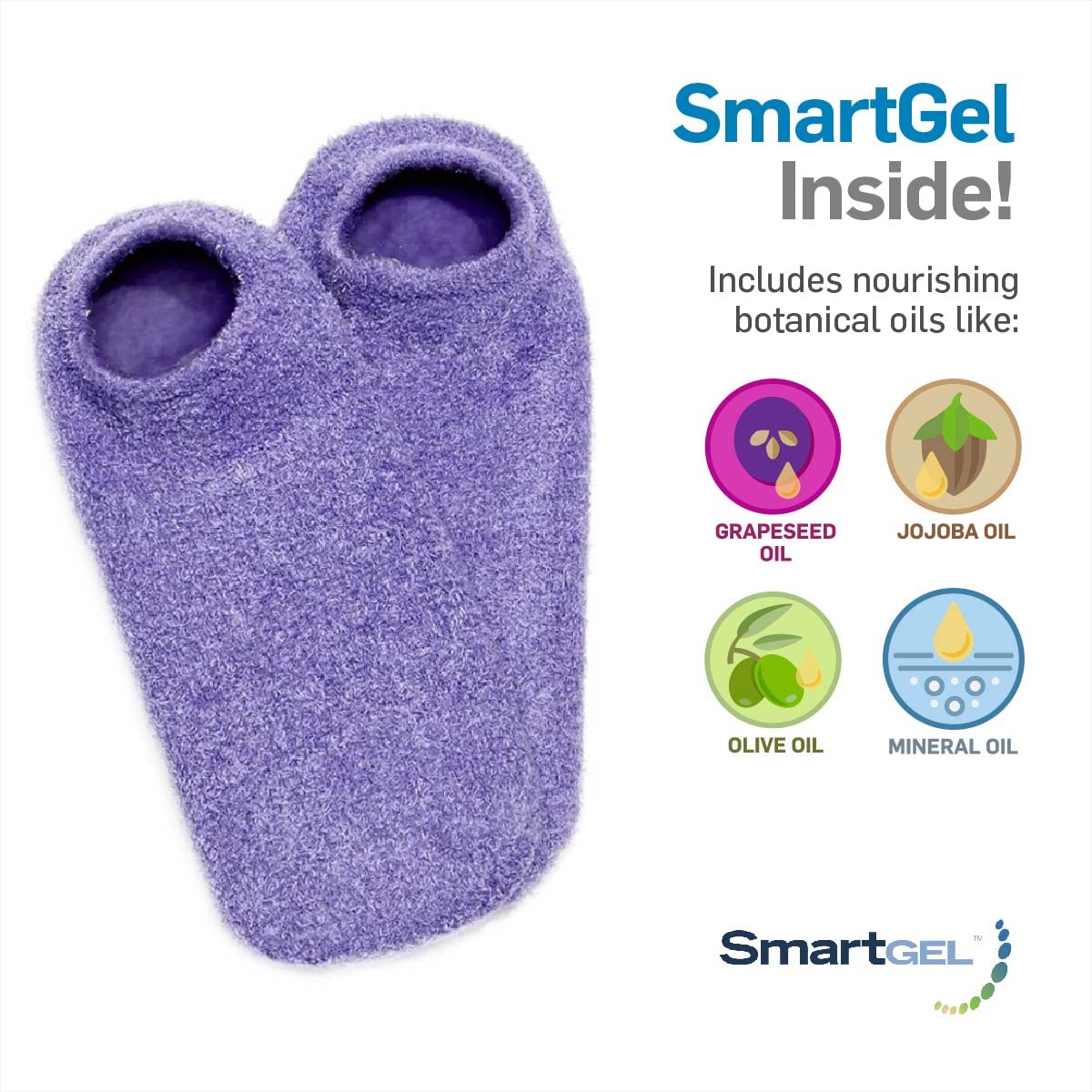 NatraCure application gloves on hands for smooth lotion delivery