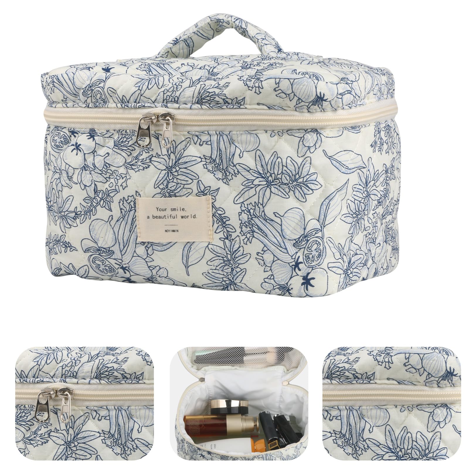 NATINSA coquette aesthetic bag showcases black flower design for everyday carry.