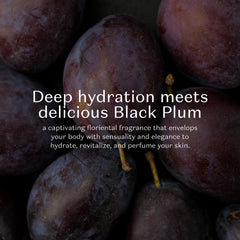 NATIVA SPA Black Plum Body Oil with quinoa drops highlights hydration and elasticity