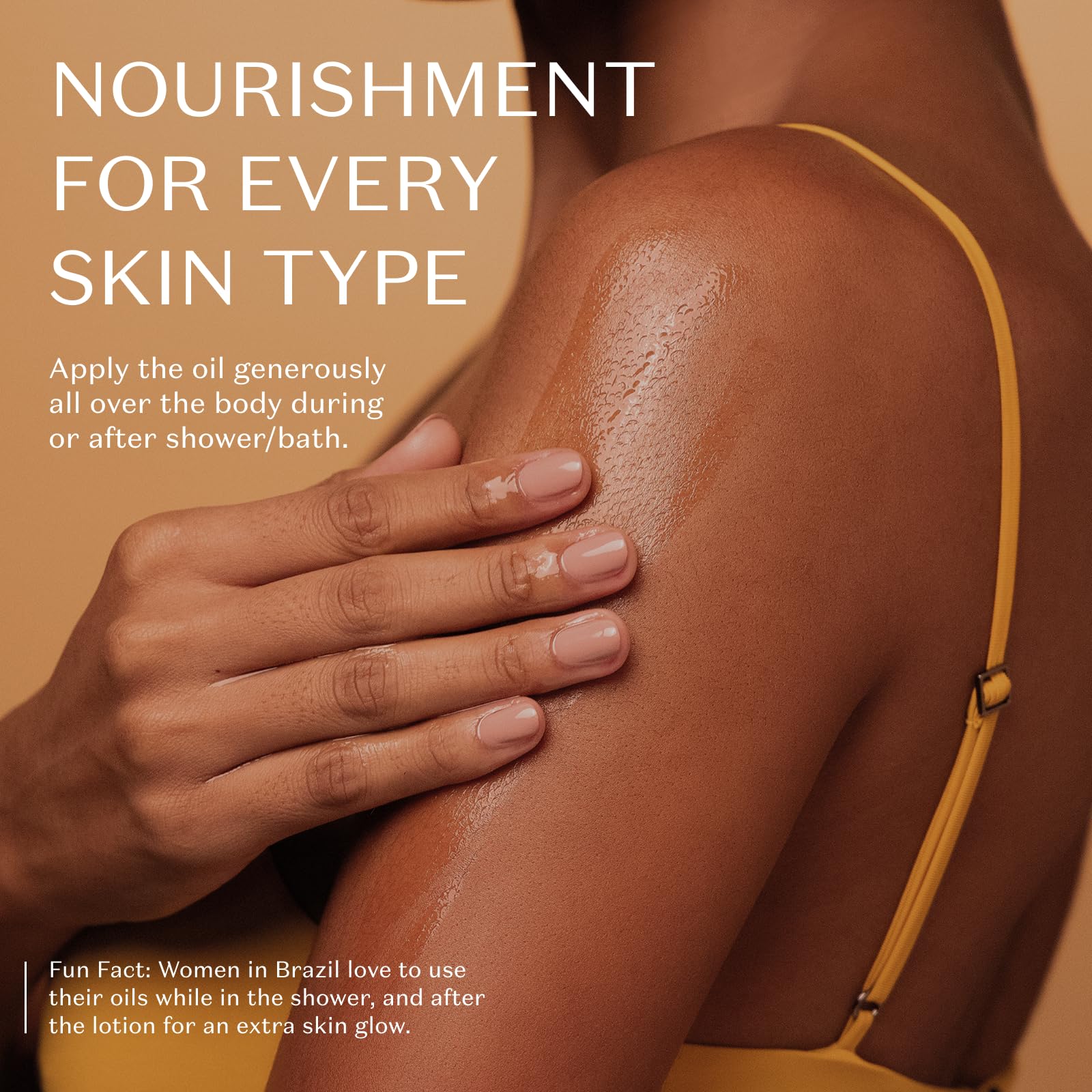 Nativa Spa Quinoa Hydrating Body Oil quickly absorbs into skin