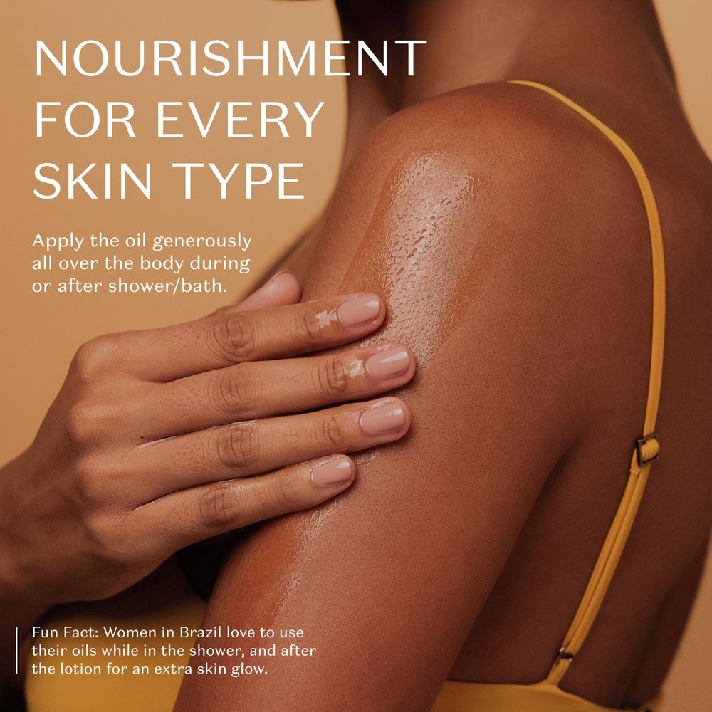 Nativa Spa Quinoa Hydrating Body Oil quickly absorbs into skin