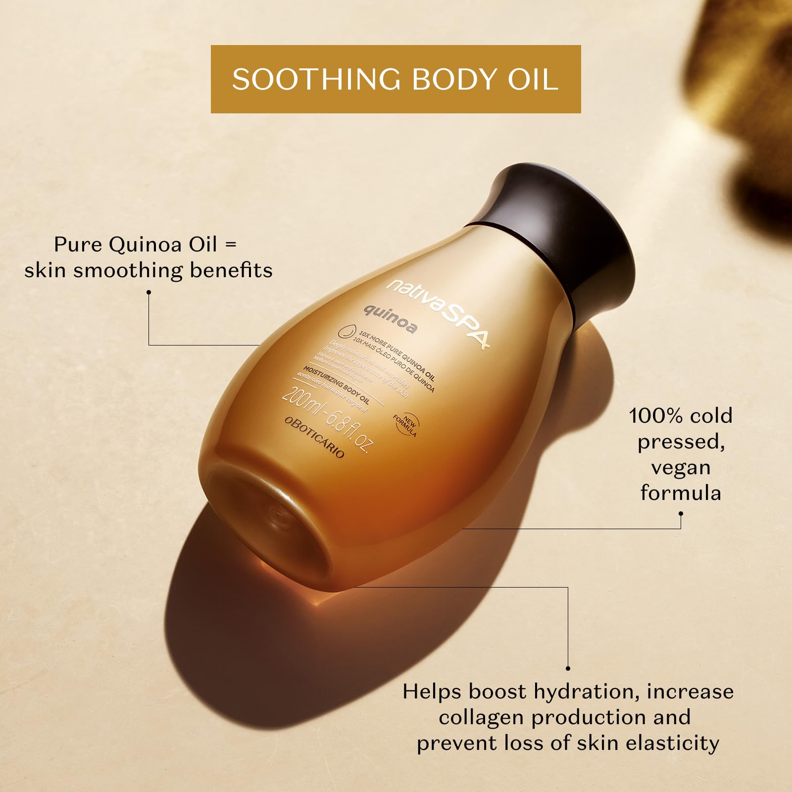 Nativa Spa quinoa drops close-up highlighting hydration