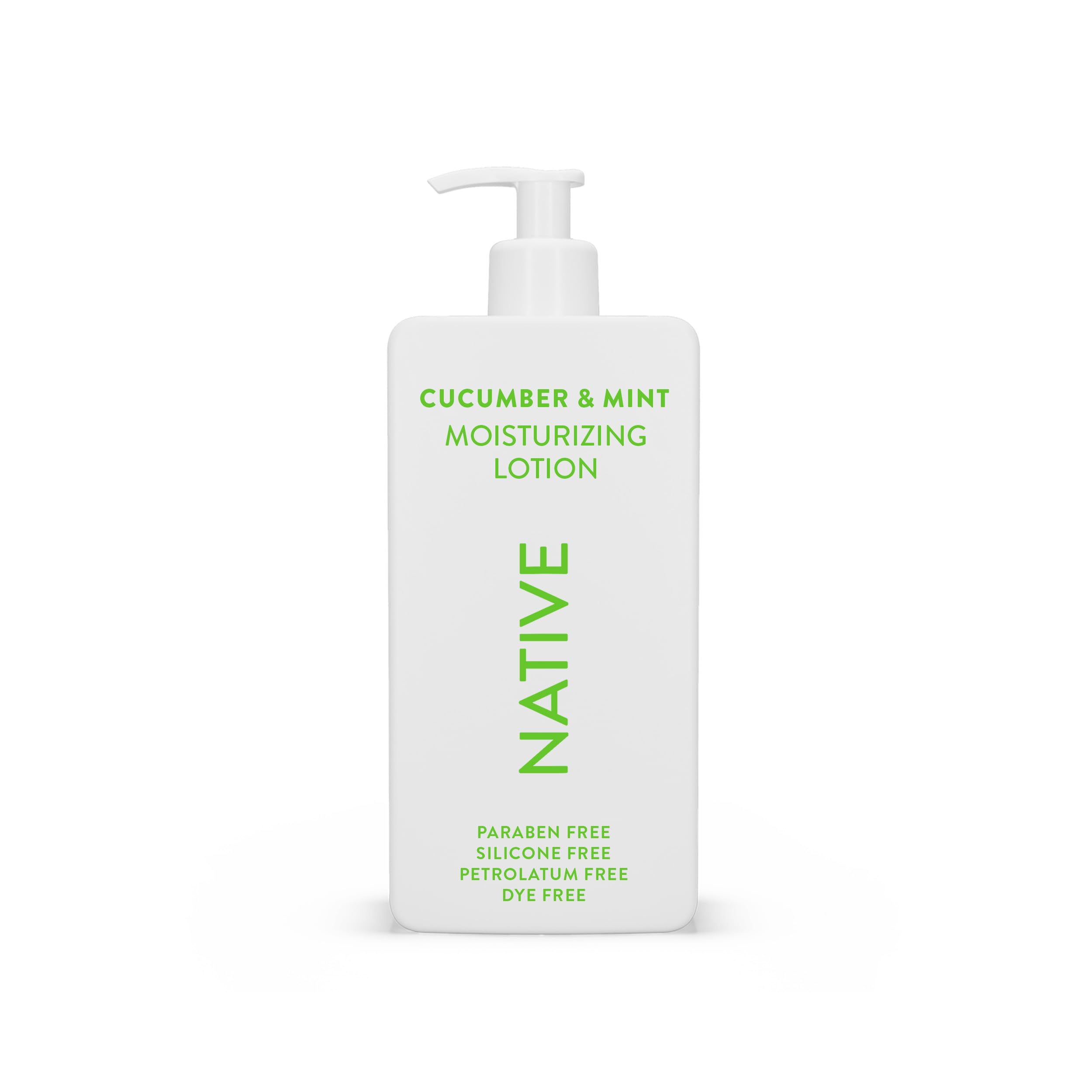 Native Body Lotion bottle with cucumber mint for cooling daily hydration.