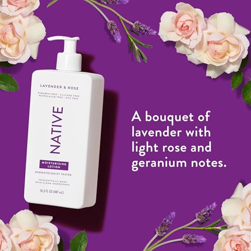 Native Body Lotion bottle packaging shown for everyday moisturizing routine.
