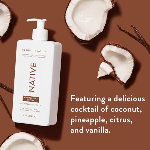 Native Body Lotion clean-ingredients label emphasizing gentle, safe formula.