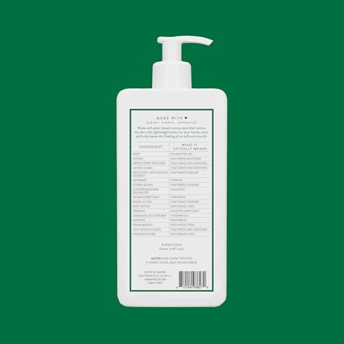 Native Body Lotion 16.5 oz product shot shows generous size for daily use.
