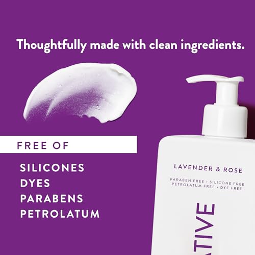 Native Body Lotion texture close-up highlights creamy, non-greasy finish.