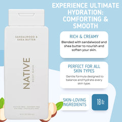 Native Body Wash 2-Pack display shows dual scents for versatile cleansing