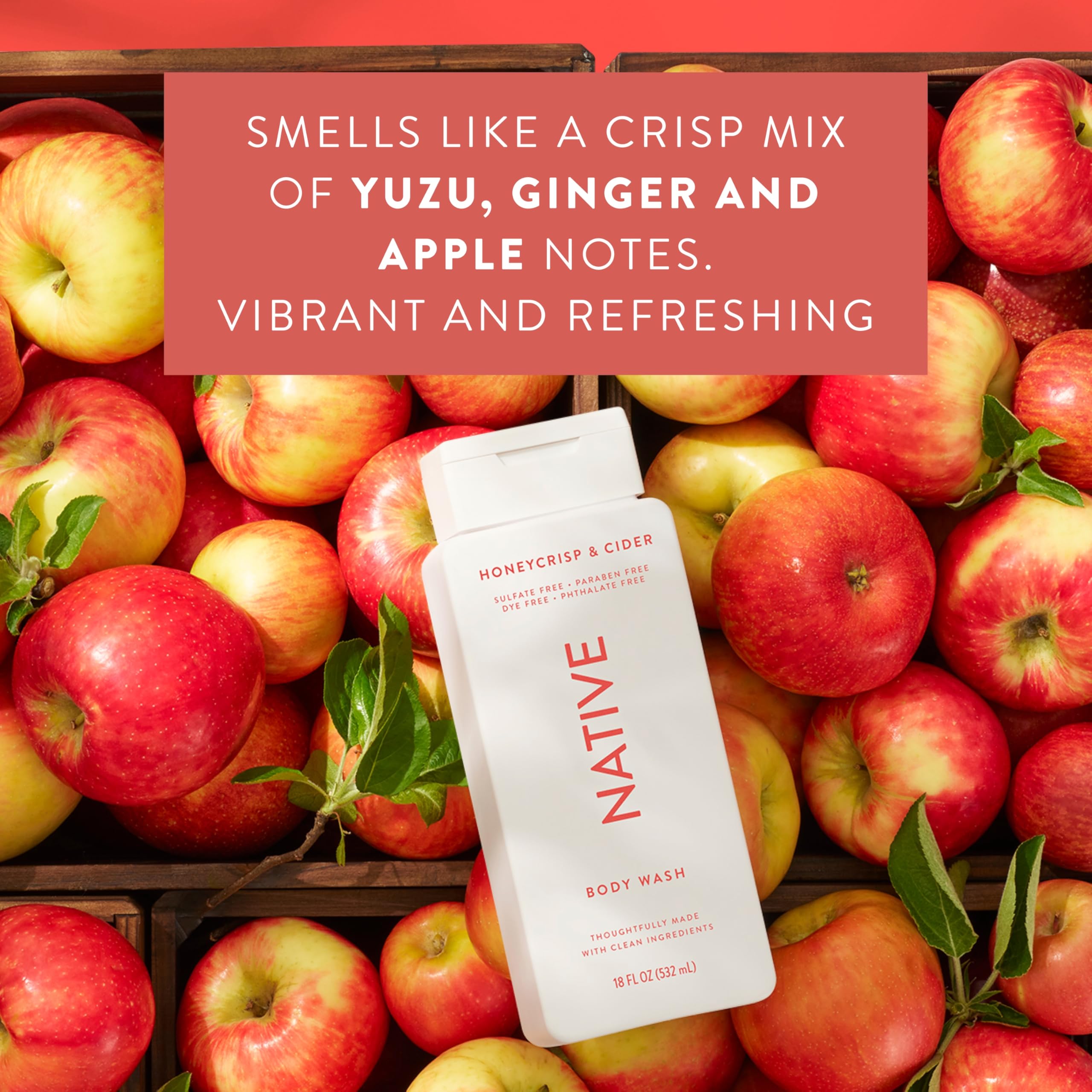 Native Honey Crisp & Cider on shelf promotes cozy seasonal ritual.