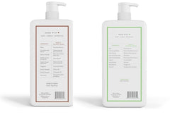 Native Body Wash coconut-vanilla label closeup emphasizes natural plant extracts.