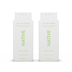 Native Body Wash Key Lime Sugar lather offers refreshing shower and hydrated skin
