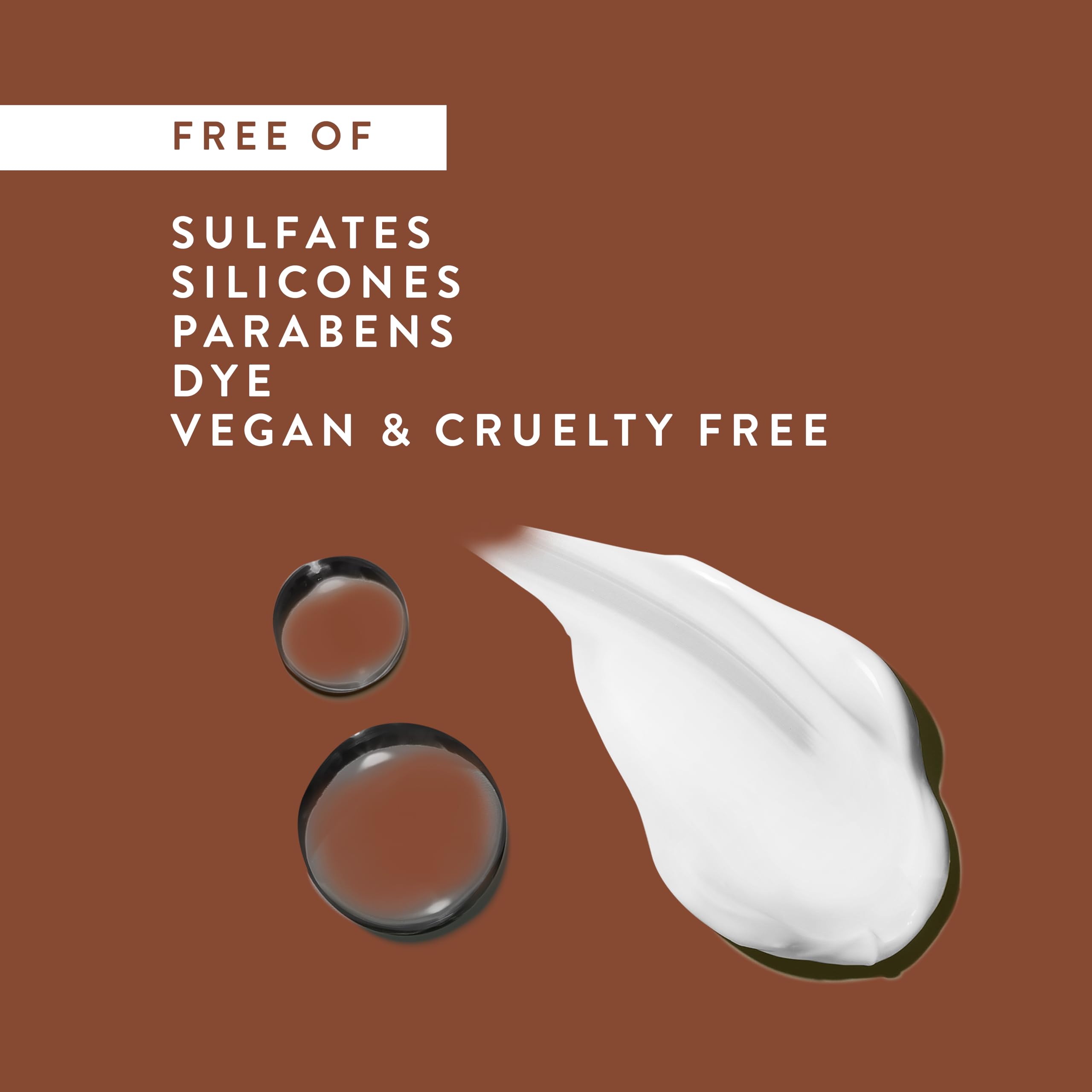 Native Coconut & Vanilla shampoo lather close-up communicates clean, sulfate-free formula.